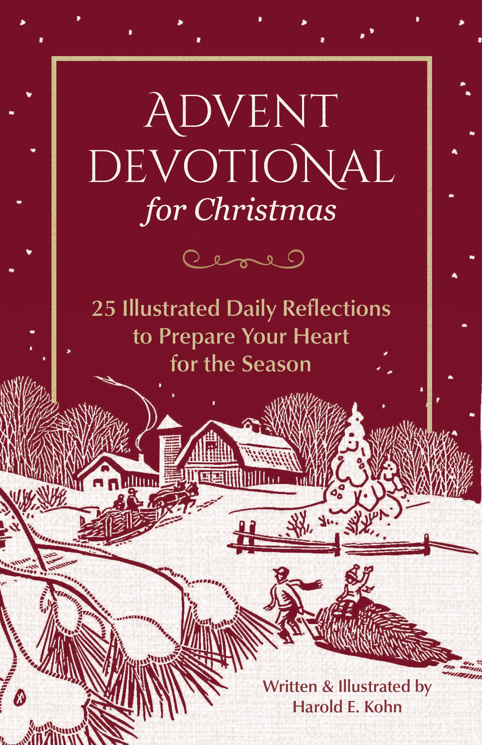 Advent Devotional for Christmas: 25 Illustrated Daily Reflections to Prepare Your Heart for the Season (Christian Devotions with Nature Illustrations – Includes Daily Scripture & Reflection Prompts)