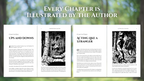 Sample interior pages from the Nature Parables that Nurture the Soul series, featuring illustrated chapters from Comfort from Creation by Harold E. Kohn