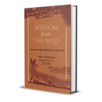 Hardcover edition of Wisdom from the Wild by Harold E. Kohn, featuring an illustrated fox on the cover