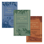 Starter set of three hardcover Nature Parables that Nurture the Soul books by Harold E. Kohn: Peace from Psalm 23, Comfort from Creation, and Wisdom from the Wild