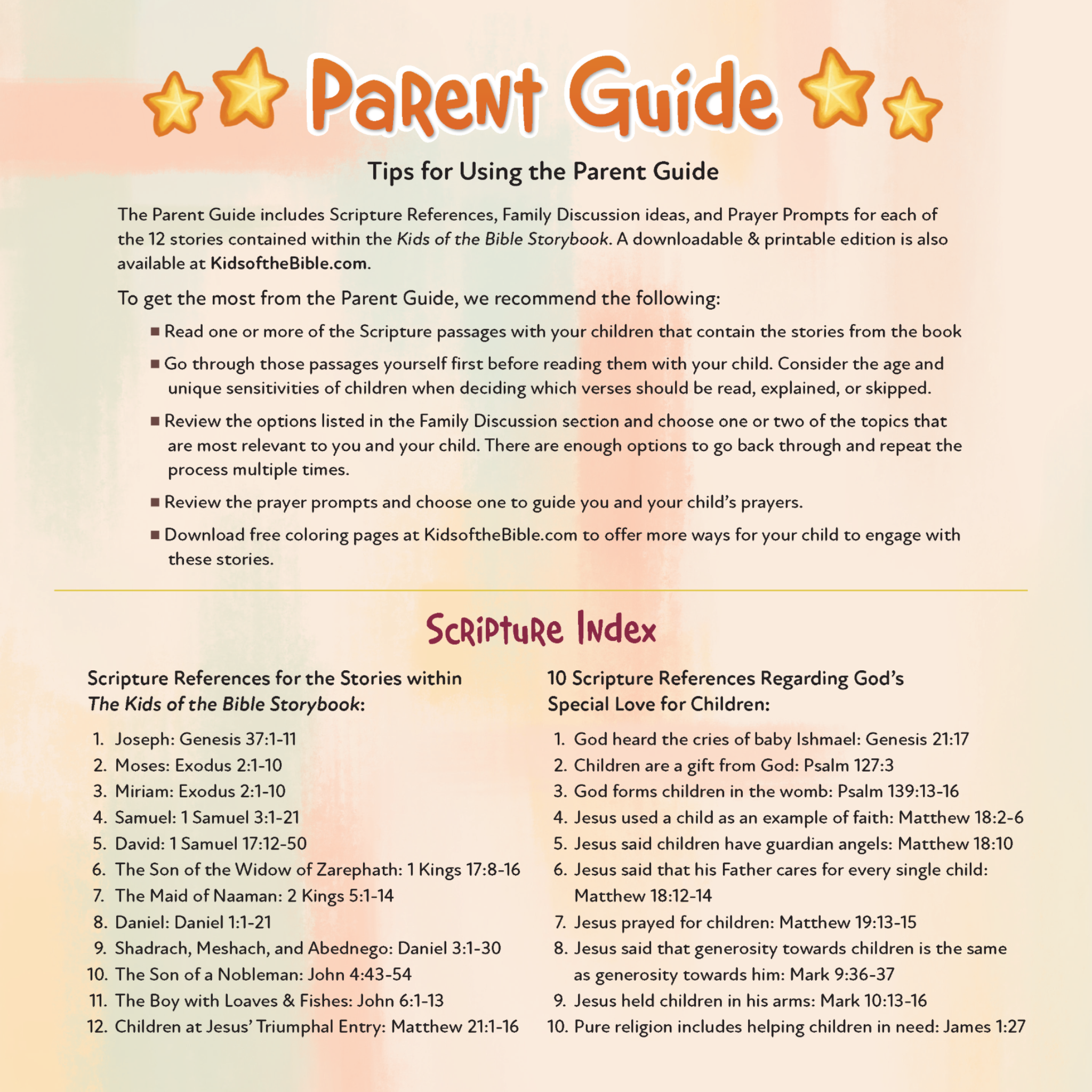 Kids of the Bible Storybook: 12 Biblical Children Whose Stories Demonstrate God's Love (Includes Family Devotional & Bible Study Guide. Perfect for Girls & Boys Ages 4-8)